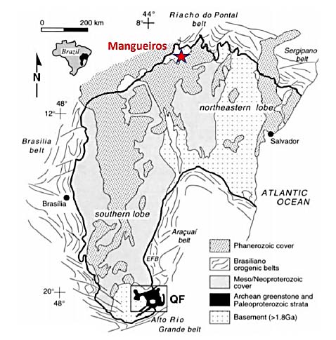 Mangueiros geology